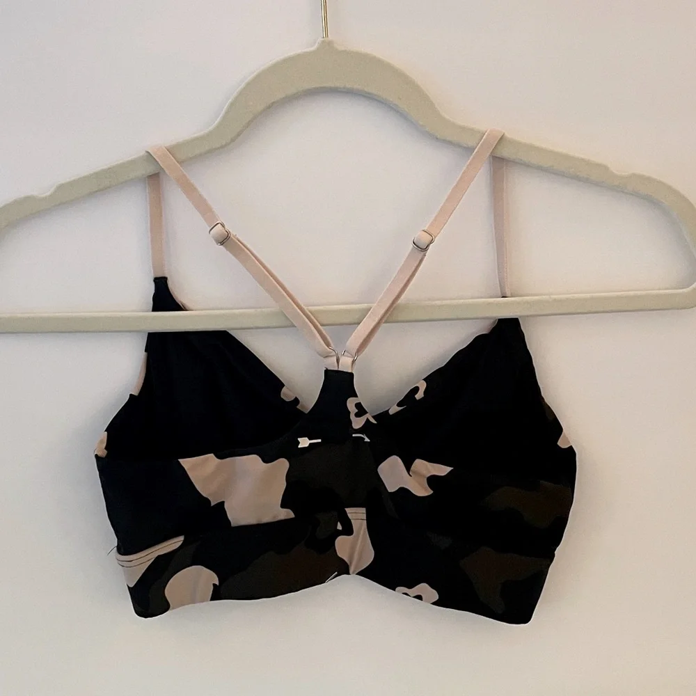 The Upside Sports Bra Camouflage Blush Ballet Bra Athleisure Sport Beach
